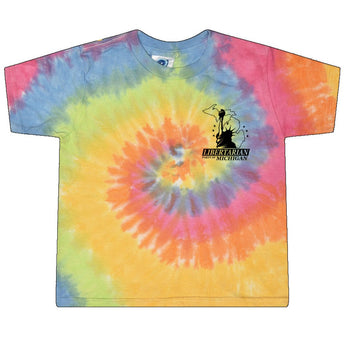 Libertarian Party of Michigan Tie Dye Cropped Tee