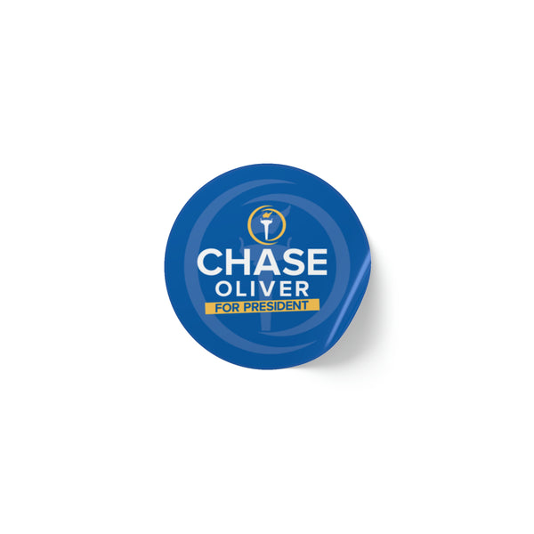 Chase Oliver for President  - Round Sticker Label Rolls