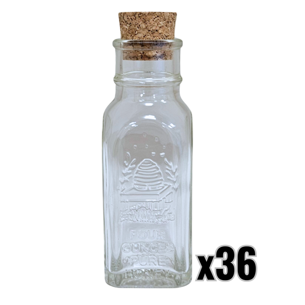 4 oz Glass Muth Jars w/ Corks