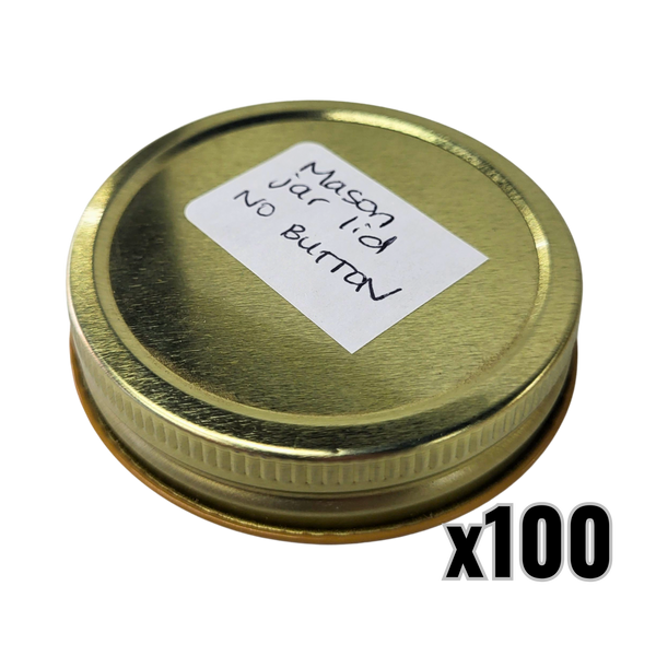 70 mm Mason Canning Jar Lid - Gold
