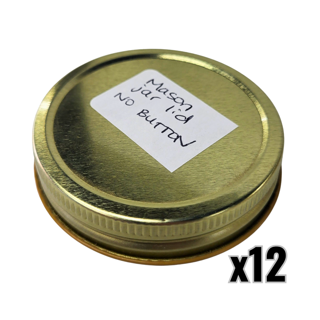 70 mm Mason Canning Jar Lid - Gold