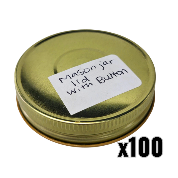 70 mm Mason Canning Jar Lid - Gold