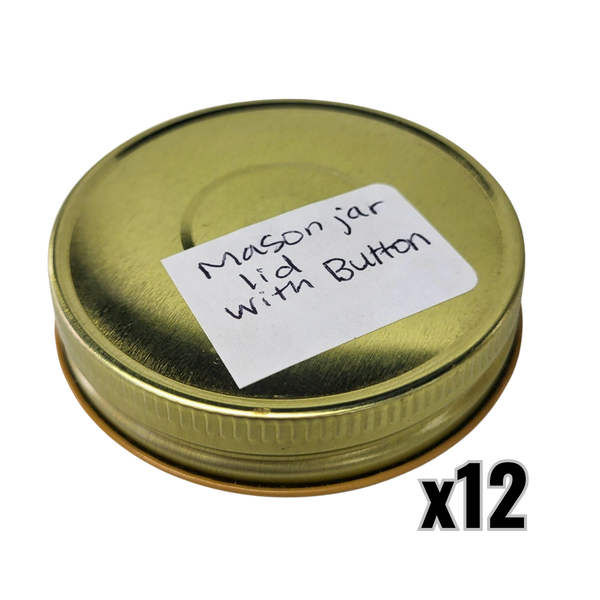 70 mm Mason Canning Jar Lid - Gold
