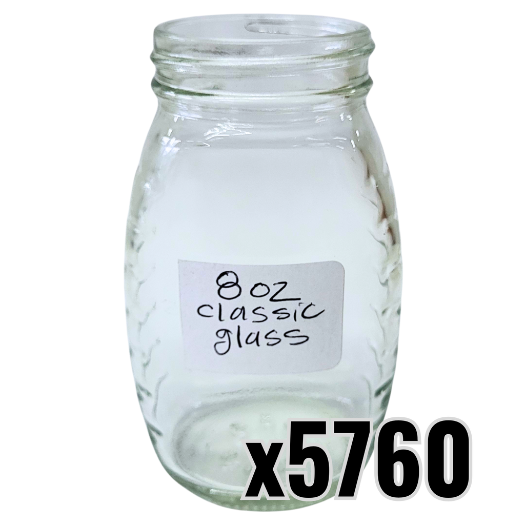 8 oz Glass Classic Honey Jar