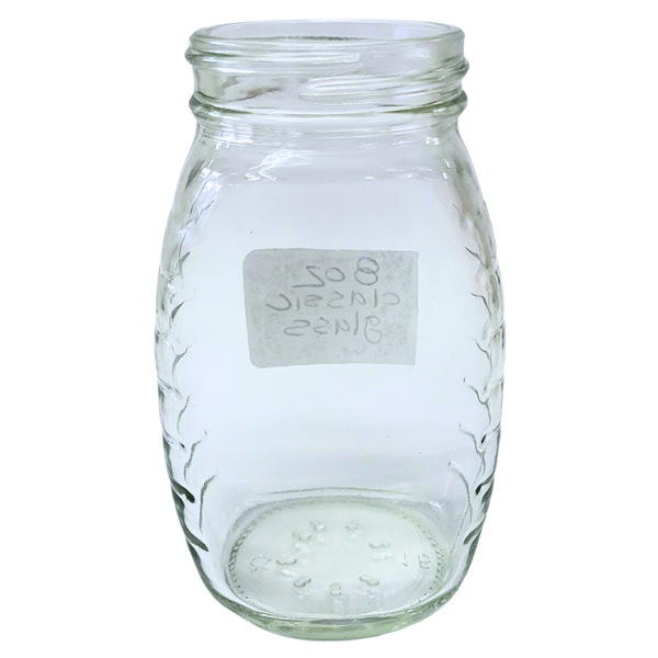 8 oz Glass Classic Honey Jar