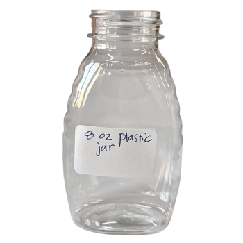 8 oz Plastic Classic Honey Jars