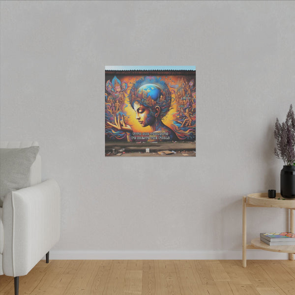 WITH OUR MINDS Matte Canvas, Stretched, 0.75"