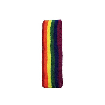 '80s Style Rainbow Sweatband | Absorbent Stretch Running Headband by The Bullish Store
