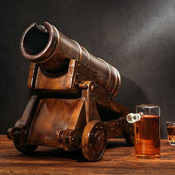 Cannon Wine & Whiskey Decanter Set, 750ml Decanter 21