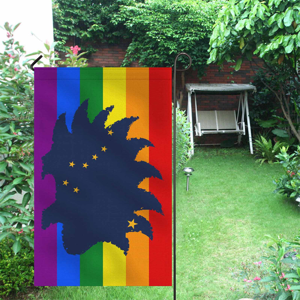 Alaska LP LGBTQ Doublesided Flag 36" x 60"