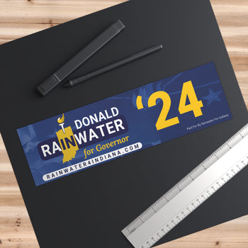 Donald Rainwater for Governor Bumper Sticker - Proud Libertarian - Donald Rainwater