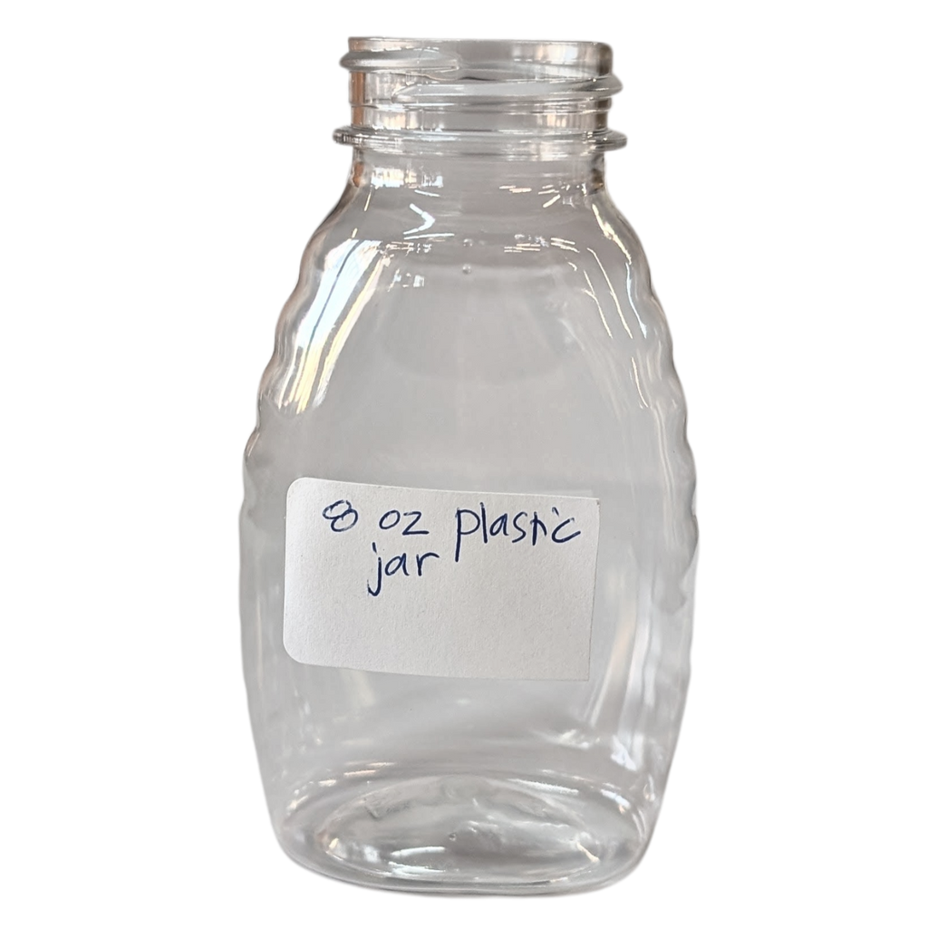 8 oz Plastic Classic Honey Jars