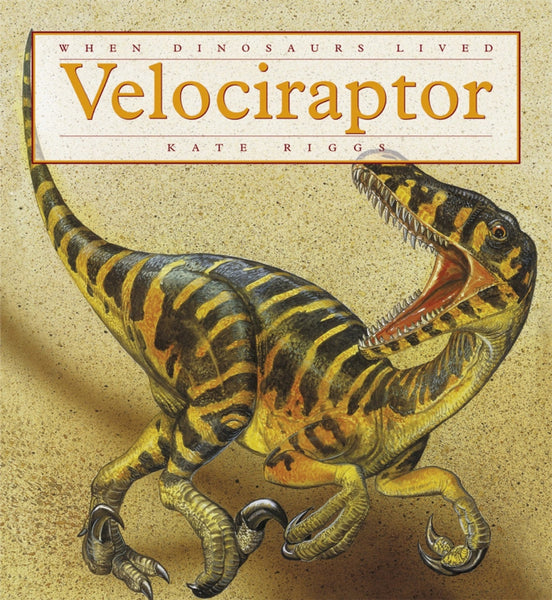 When Dinosaurs Lived: Velociraptor by The Creative Company Shop