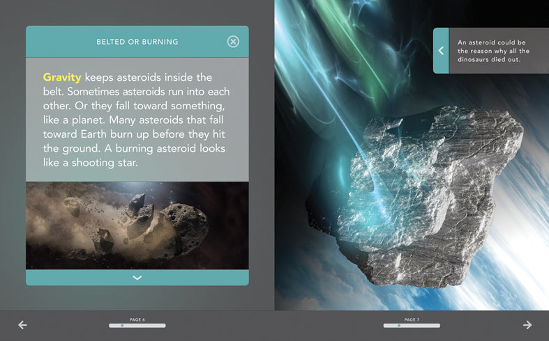 Across the Universe: Asteroids by The Creative Company Shop