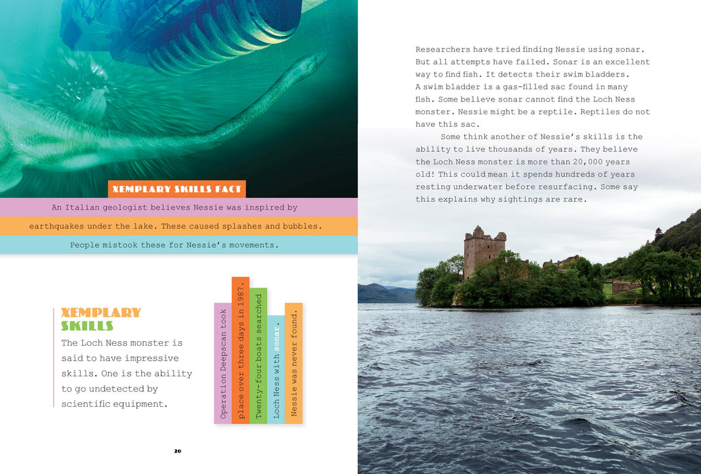 X-Books: Mythical Creatures: Loch Ness Monster by The Creative Company Shop