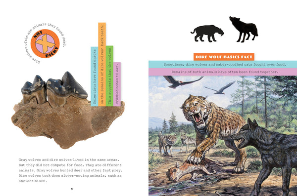 X-Books: Ice Age Creatures: Dire Wolves by The Creative Company Shop