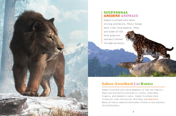 X-Books: Ice Age Creatures: Saber-Toothed Cats by The Creative Company Shop