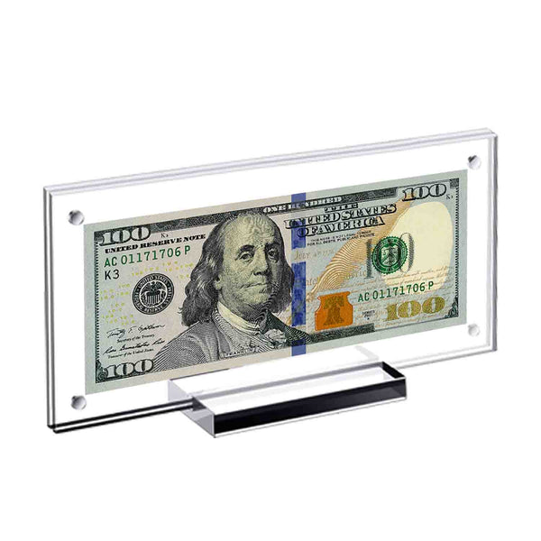 Bill Holder Display Case by Prop Money Inc