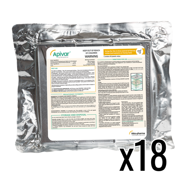 Apivar Original + Apivar 2.0 Varroa Mite Strips