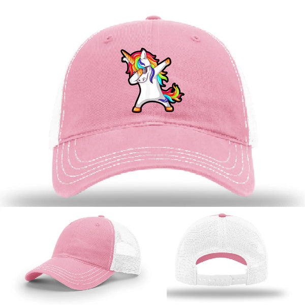 Dabcorn Leather Patch Hat Dabbing Unicorn