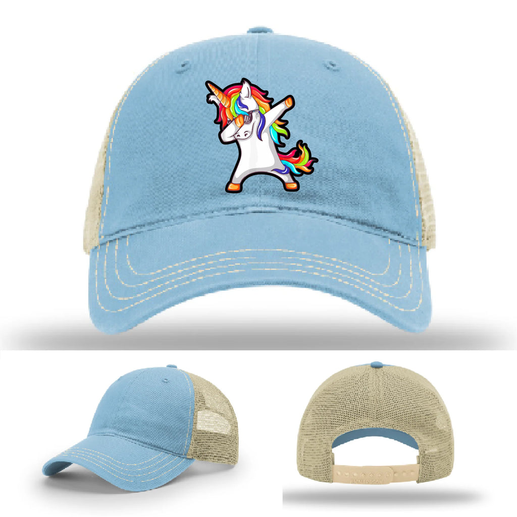 Dabcorn Leather Patch Hat Dabbing Unicorn