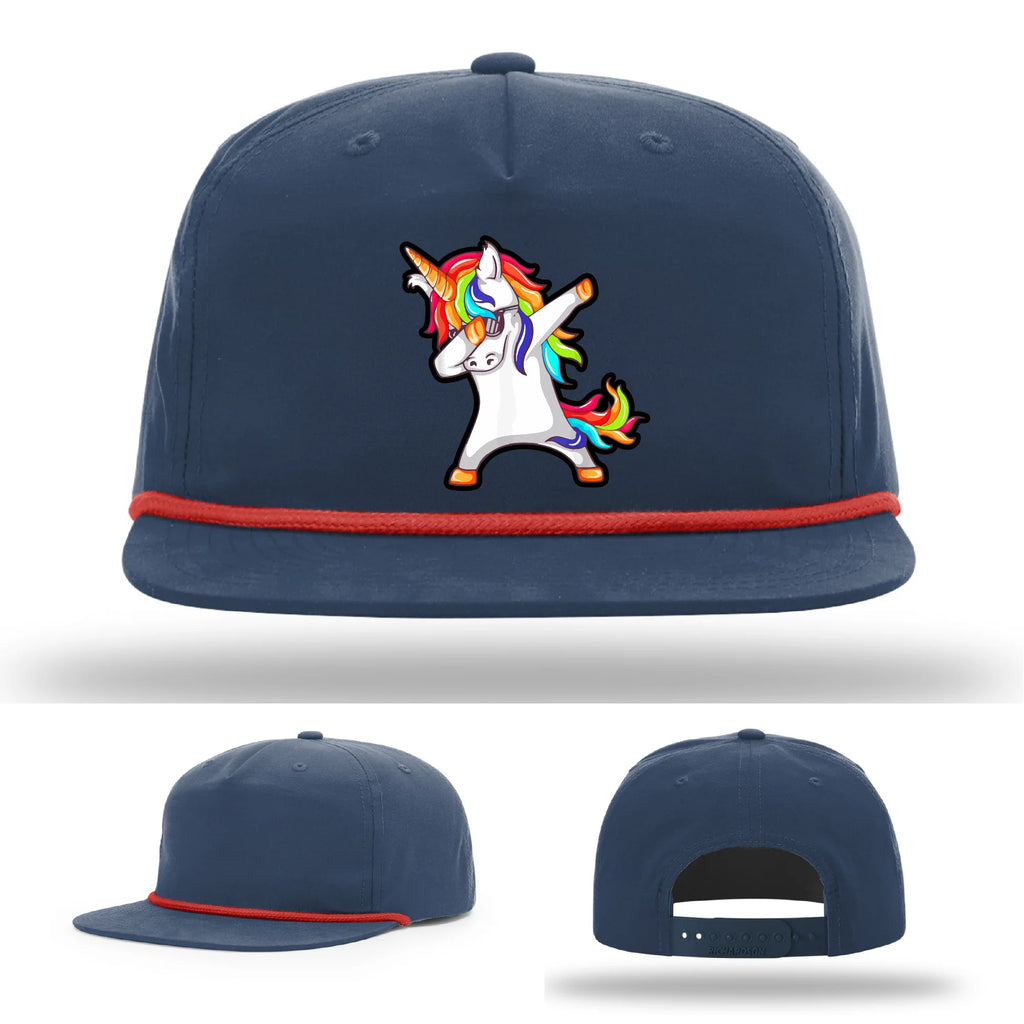Dabcorn Leather Patch Hat Dabbing Unicorn