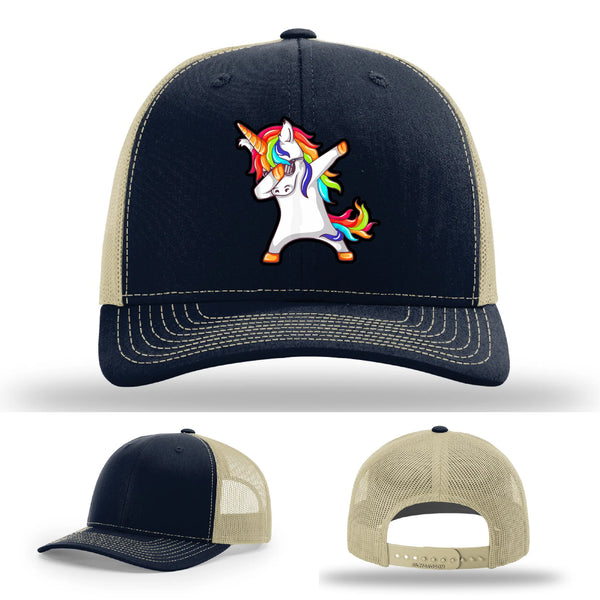 Dabcorn Leather Patch Hat Dabbing Unicorn