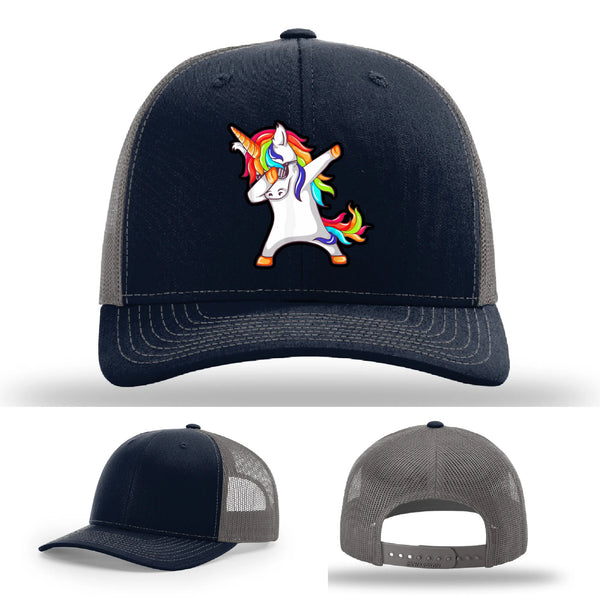 Dabcorn Leather Patch Hat Dabbing Unicorn