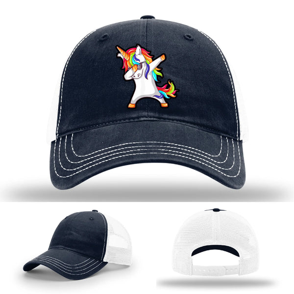 Dabcorn Leather Patch Hat Dabbing Unicorn