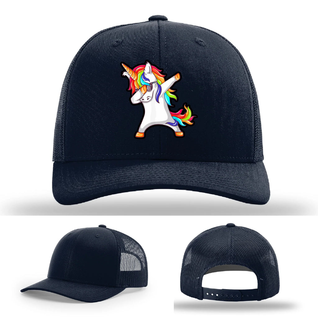 Dabcorn Leather Patch Hat Dabbing Unicorn