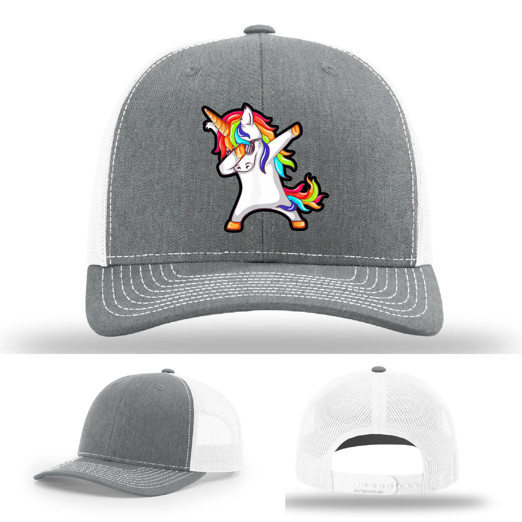 Dabcorn Leather Patch Hat Dabbing Unicorn