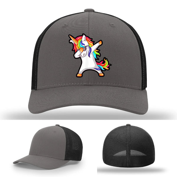 Dabcorn Leather Patch Hat Dabbing Unicorn