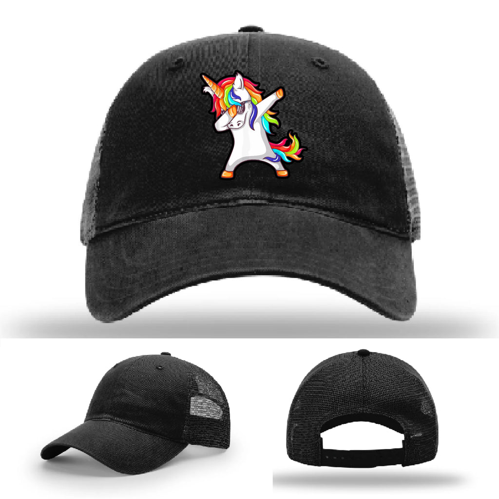 Dabcorn Leather Patch Hat Dabbing Unicorn