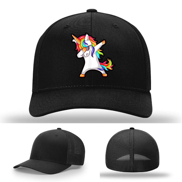 Dabcorn Leather Patch Hat Dabbing Unicorn
