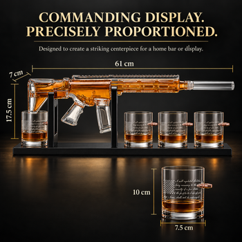 Gifts For Men Dad 1000 Ml Whiskey Decanter Set With 4 Glasses Unique Anniversary Bir
