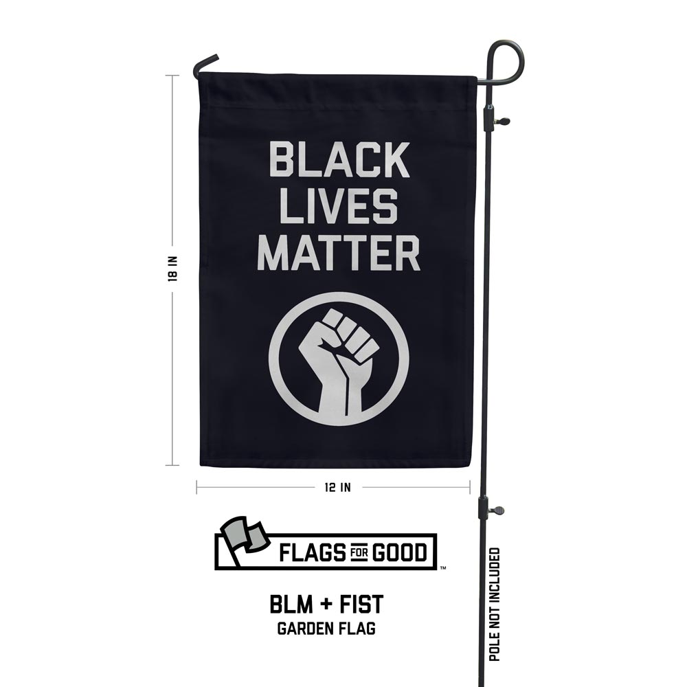 Black Lives Matter Garden Flag