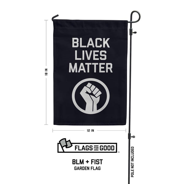 Black Lives Matter Garden Flag