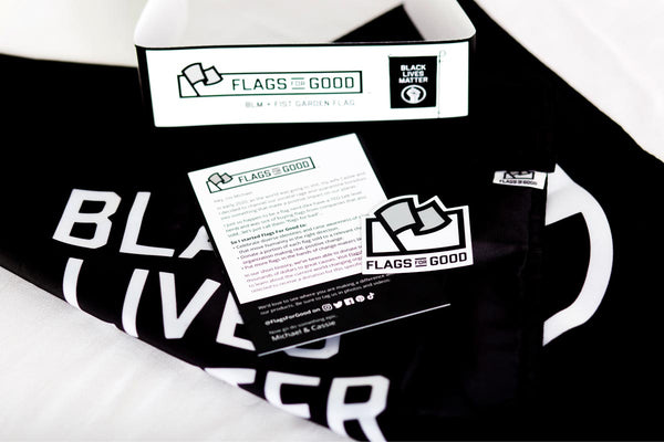 Black Lives Matter Garden Flag