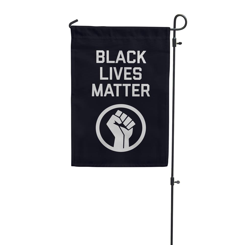 Black Lives Matter Garden Flag