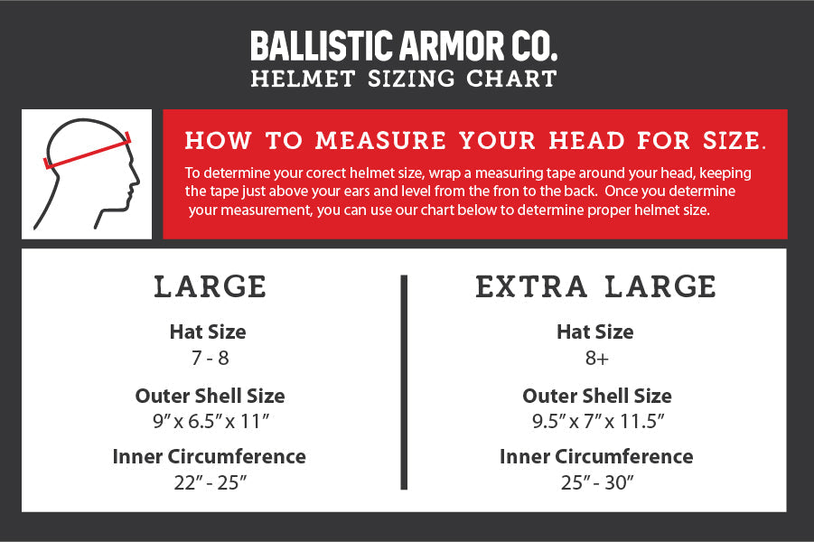 Ballistic Helmet - Level IIIA - Gen 1 by Ballistic Armor Co.