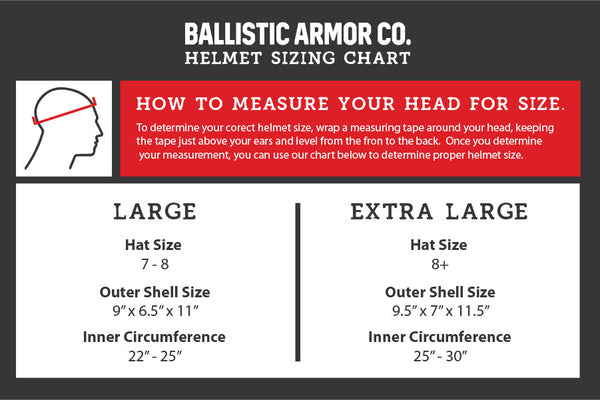 Ballistic Helmet - Level IIIA - Gen 1 by Ballistic Armor Co.