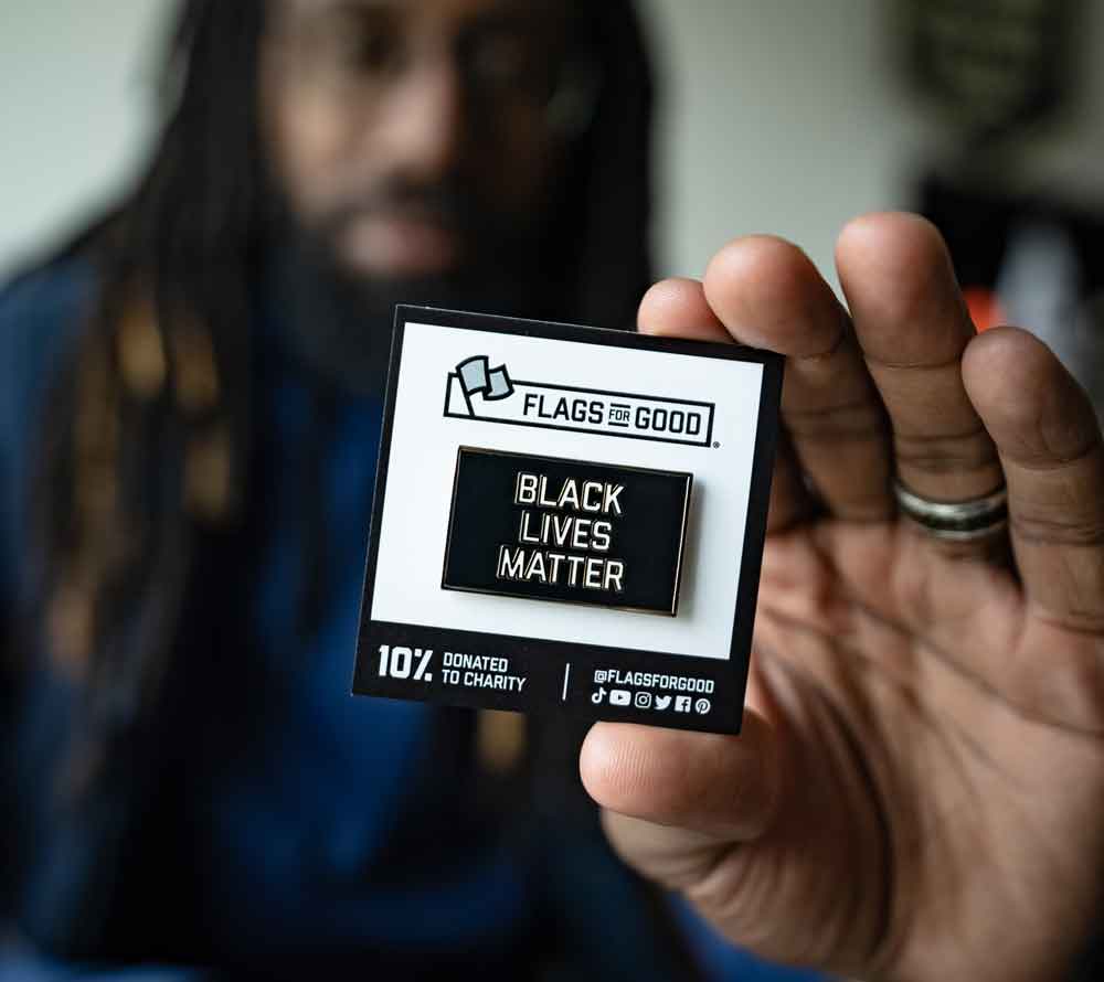 Black Lives Matter Enamel Pin