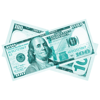 100x $100 New Series Turquoise Bills by Prop Money Inc - Proud Libertarian - Prop Money Inc
