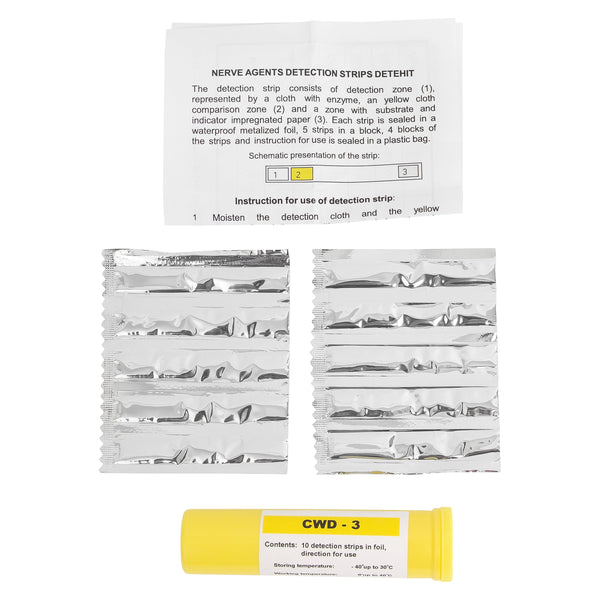 MIRA Safety DETEHIT CWD-3 CBRN Detection Strips