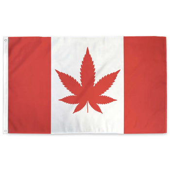 Canada Weed Flag by Flags For Good