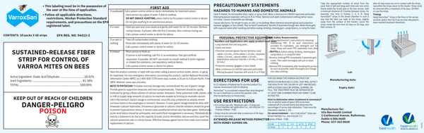 Varroxsan Oxalic Acid Strips
