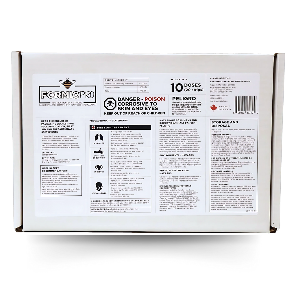 Formic Pro Varroa Mite Treatment