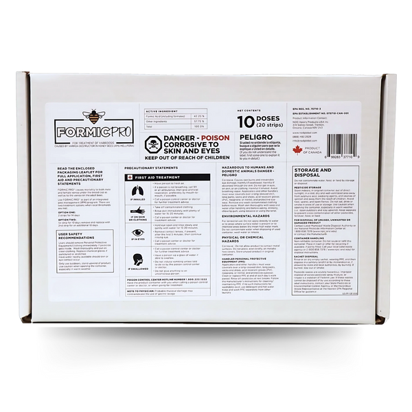 Formic Pro Varroa Mite Treatment