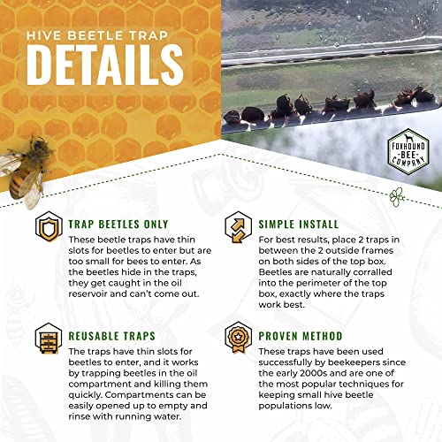 Foxhound Reusable Small Hive Beetle Trap