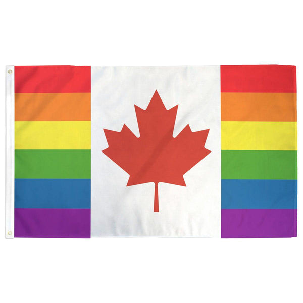 Canada Rainbow Flag by Flags For Good